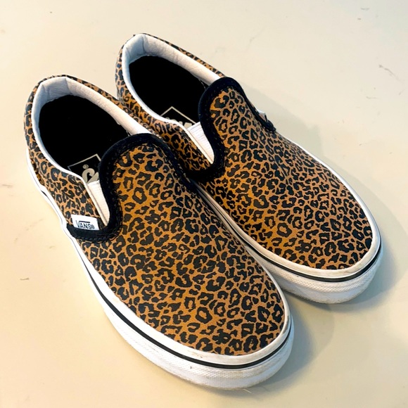 Leopard Vans - little girls